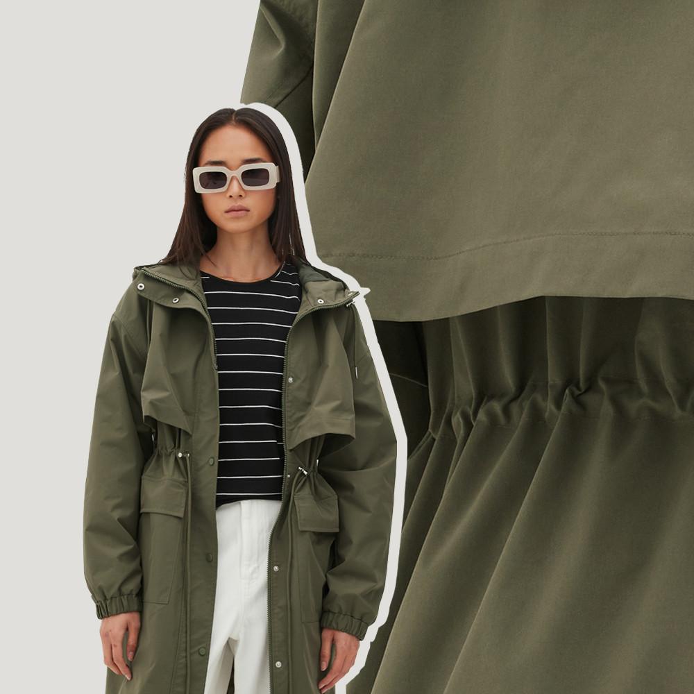 Khaki duster coat primark best sale